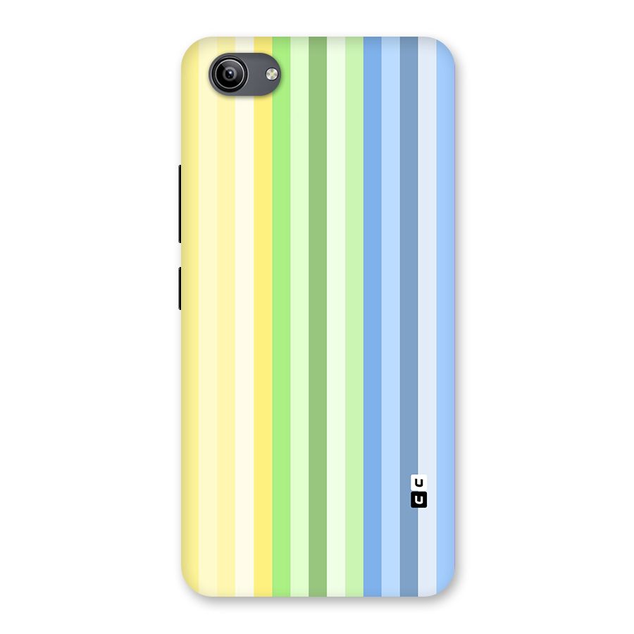 Minimal Pastel Shades Stripes Back Case for Vivo Y81i
