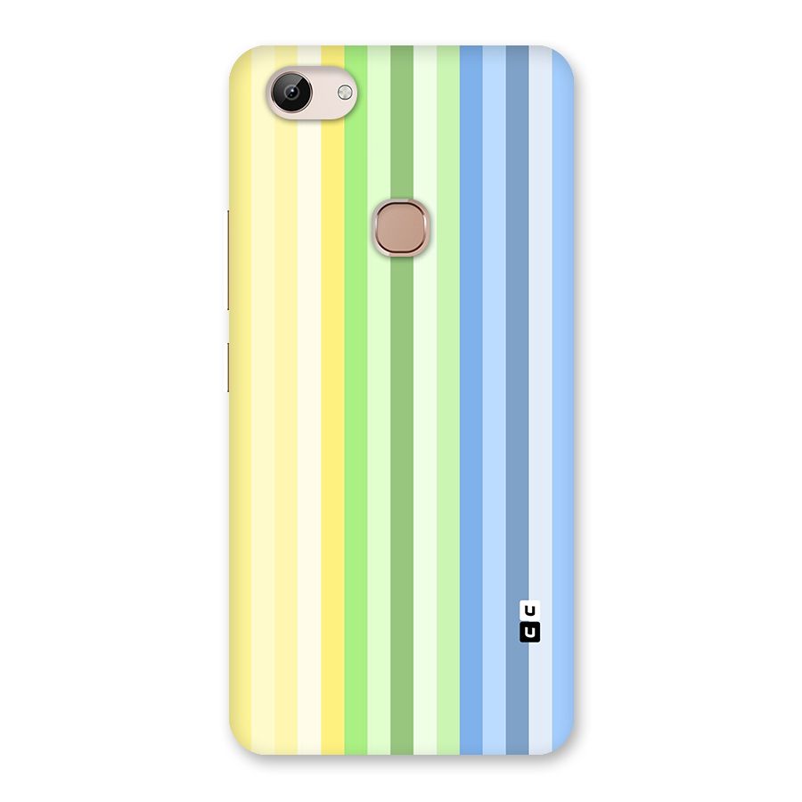 Minimal Pastel Shades Stripes Back Case for Vivo Y83