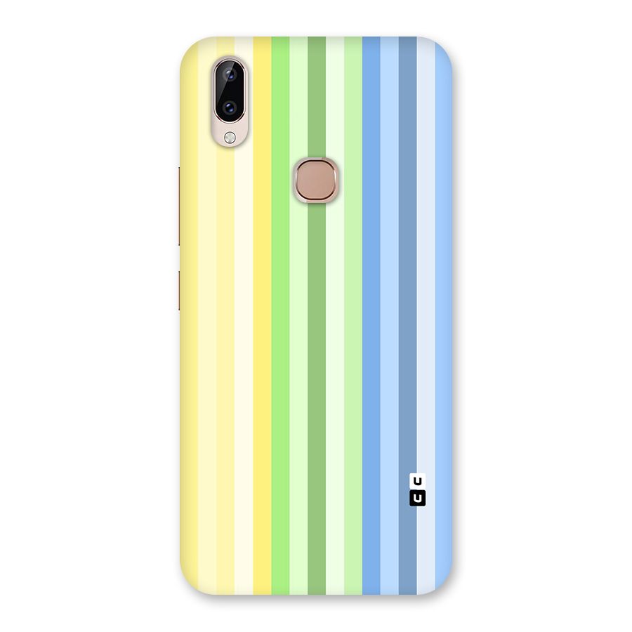 Minimal Pastel Shades Stripes Back Case for Vivo Y83 Pro