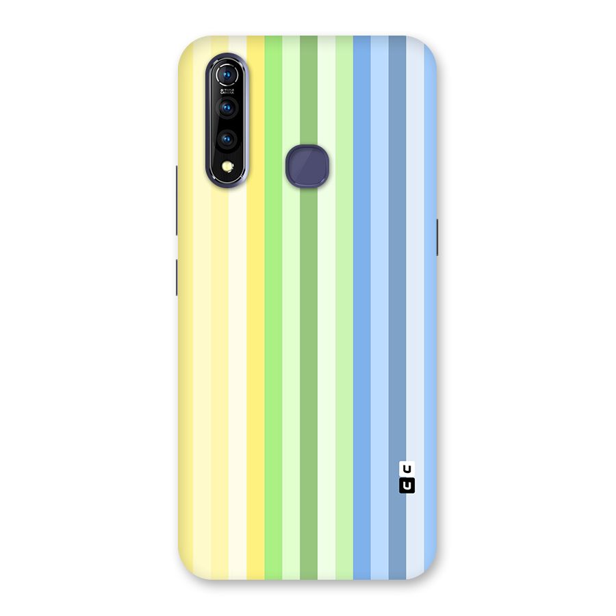 Minimal Pastel Shades Stripes Back Case for Vivo Z1 Pro
