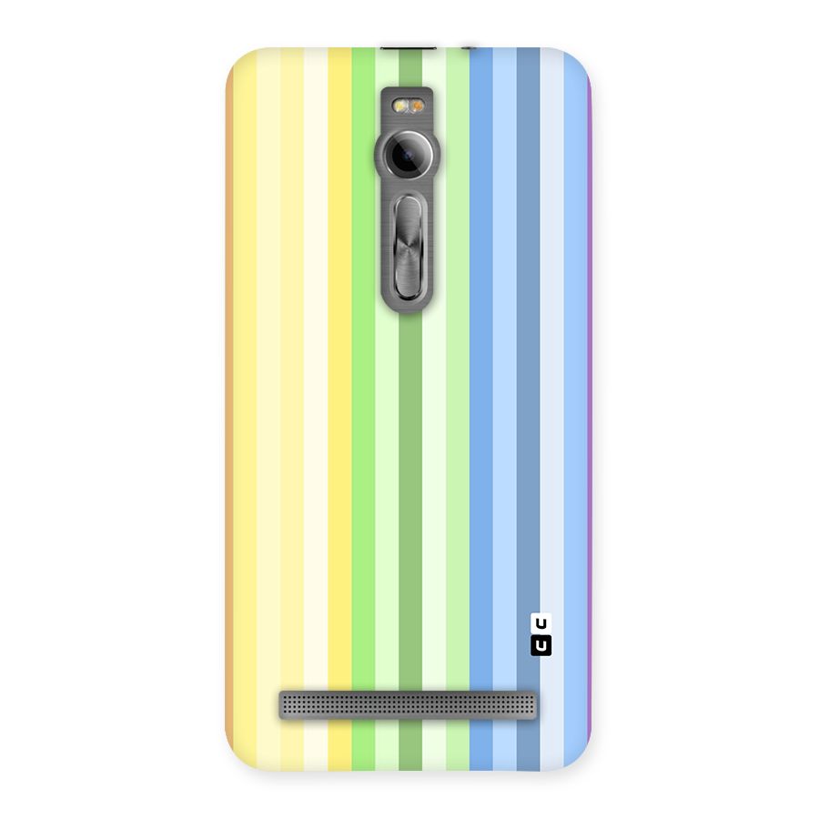 Minimal Pastel Shades Stripes Back Case for Zenfone 2
