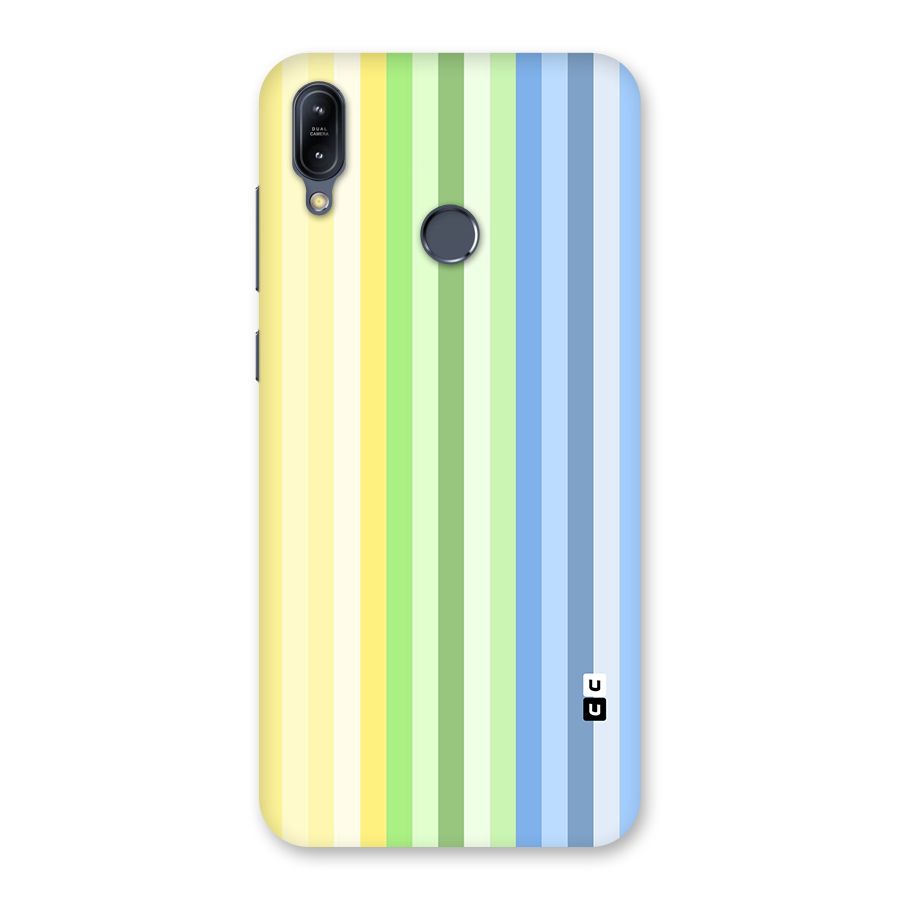 Minimal Pastel Shades Stripes Back Case for Zenfone Max M2