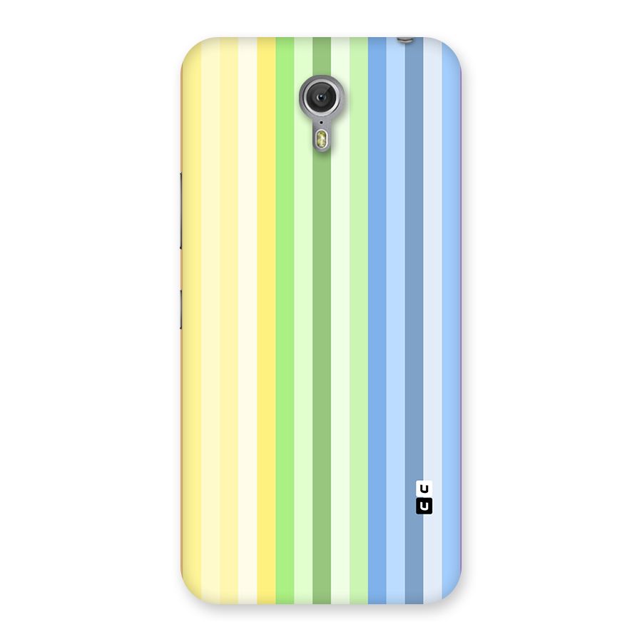 Minimal Pastel Shades Stripes Back Case for Zuk Z1