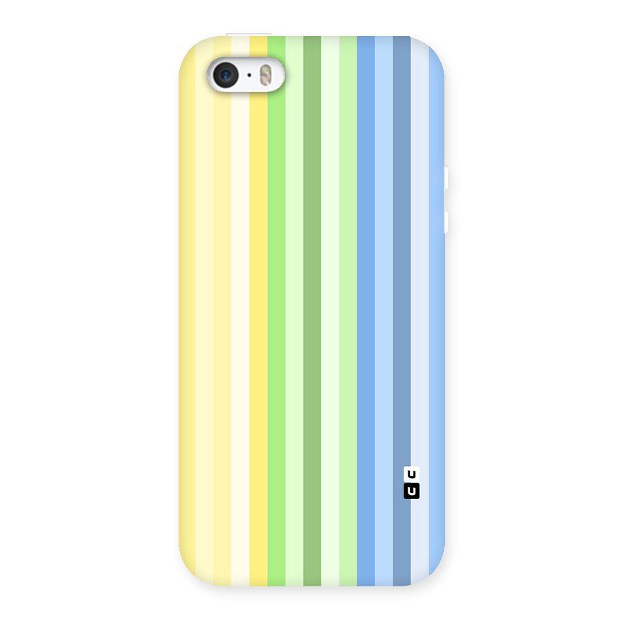 Minimal Pastel Shades Stripes Back Case for iPhone SE 2016