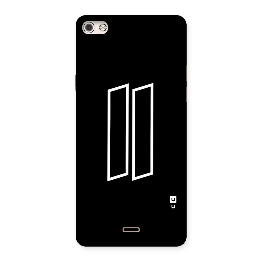 Minimal Slant Rectangles Back Case for Canvas Silver 5