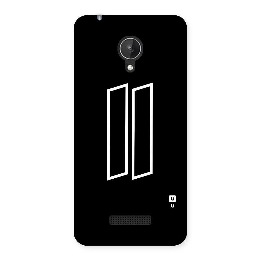 Minimal Slant Rectangles Back Case for Canvas Spark Q380