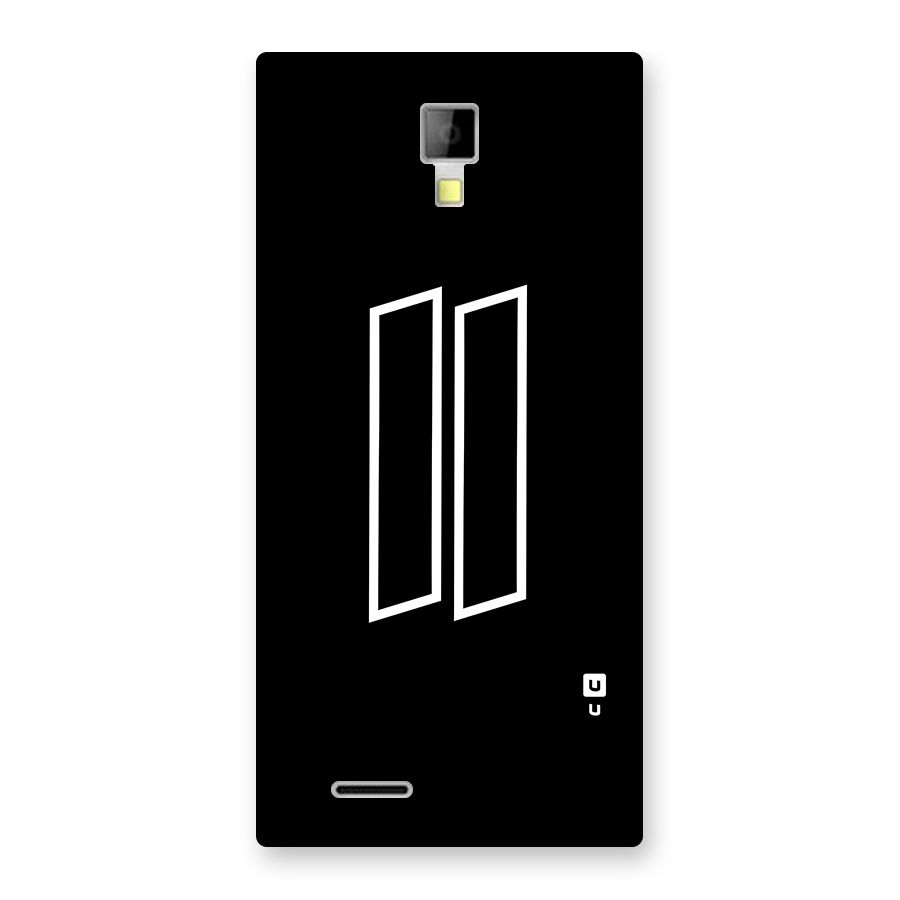 Minimal Slant Rectangles Back Case for Canvas Xpress A99