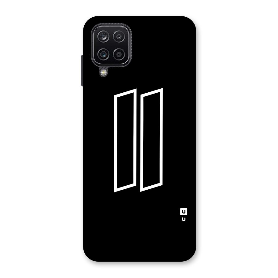 Minimal Slant Rectangles Back Case for Galaxy A12