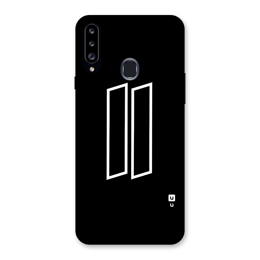 Minimal Slant Rectangles Back Case for Galaxy A20s