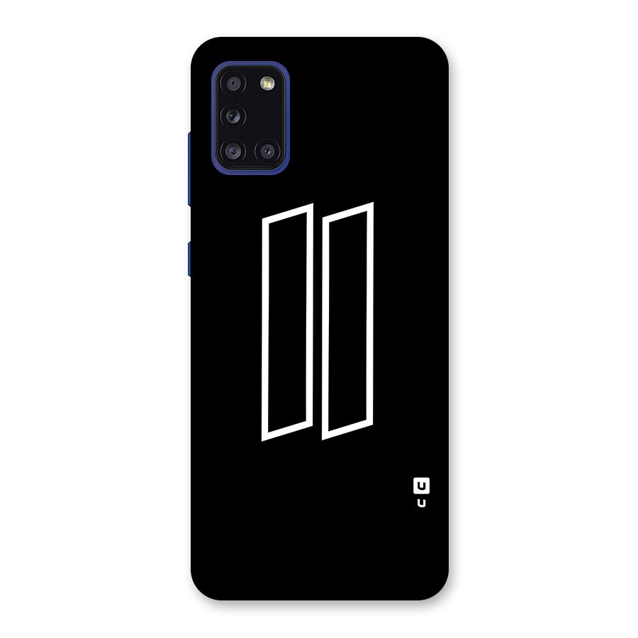 Minimal Slant Rectangles Back Case for Galaxy A31