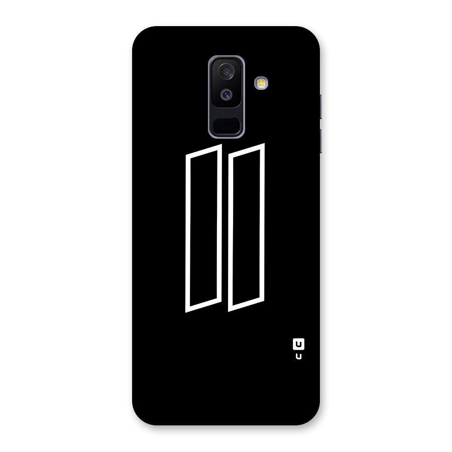 Minimal Slant Rectangles Back Case for Galaxy A6 Plus