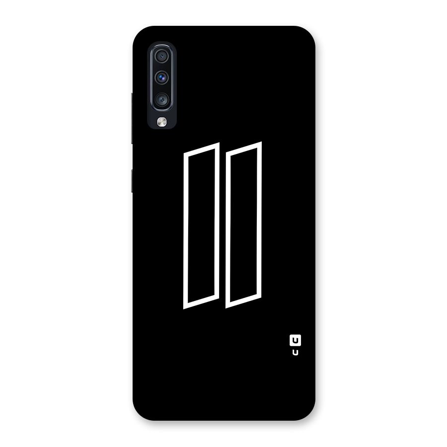 Minimal Slant Rectangles Back Case for Galaxy A70