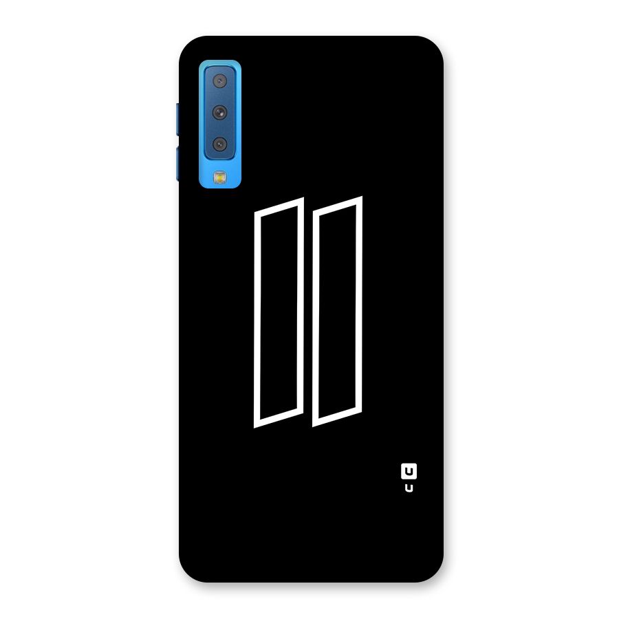 Minimal Slant Rectangles Back Case for Galaxy A7 (2018)