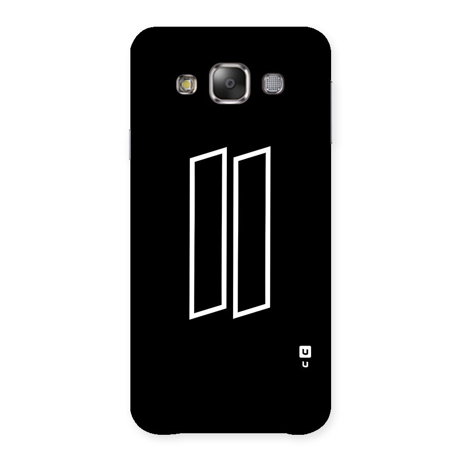 Minimal Slant Rectangles Back Case for Galaxy E7