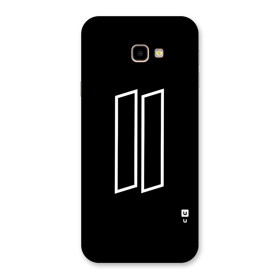 Minimal Slant Rectangles Back Case for Galaxy J4 Plus