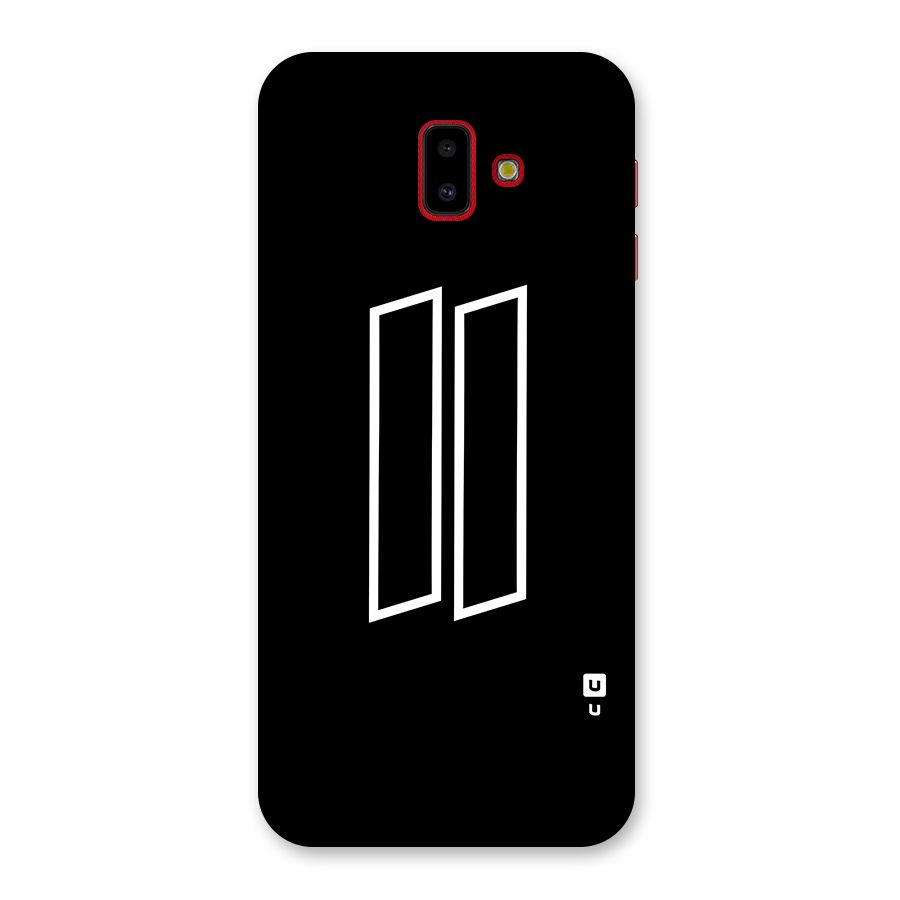 Minimal Slant Rectangles Back Case for Galaxy J6 Plus
