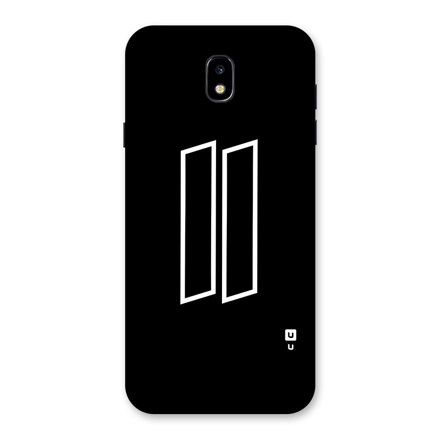 Minimal Slant Rectangles Back Case for Galaxy J7 Pro