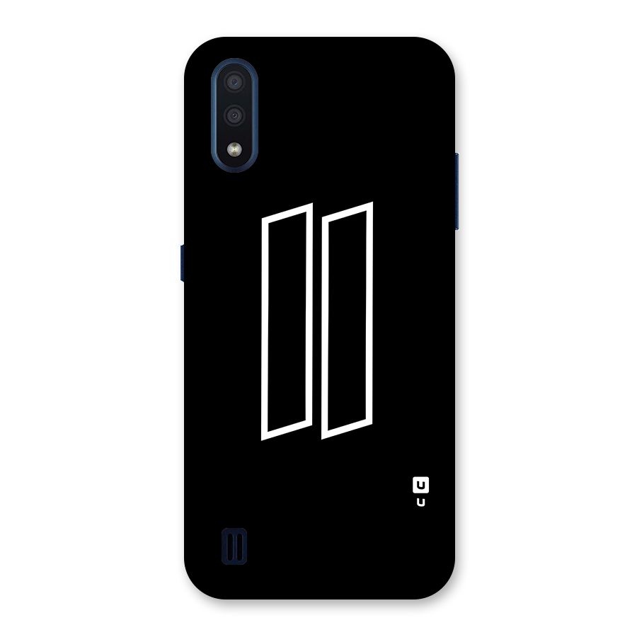 Minimal Slant Rectangles Back Case for Galaxy M01