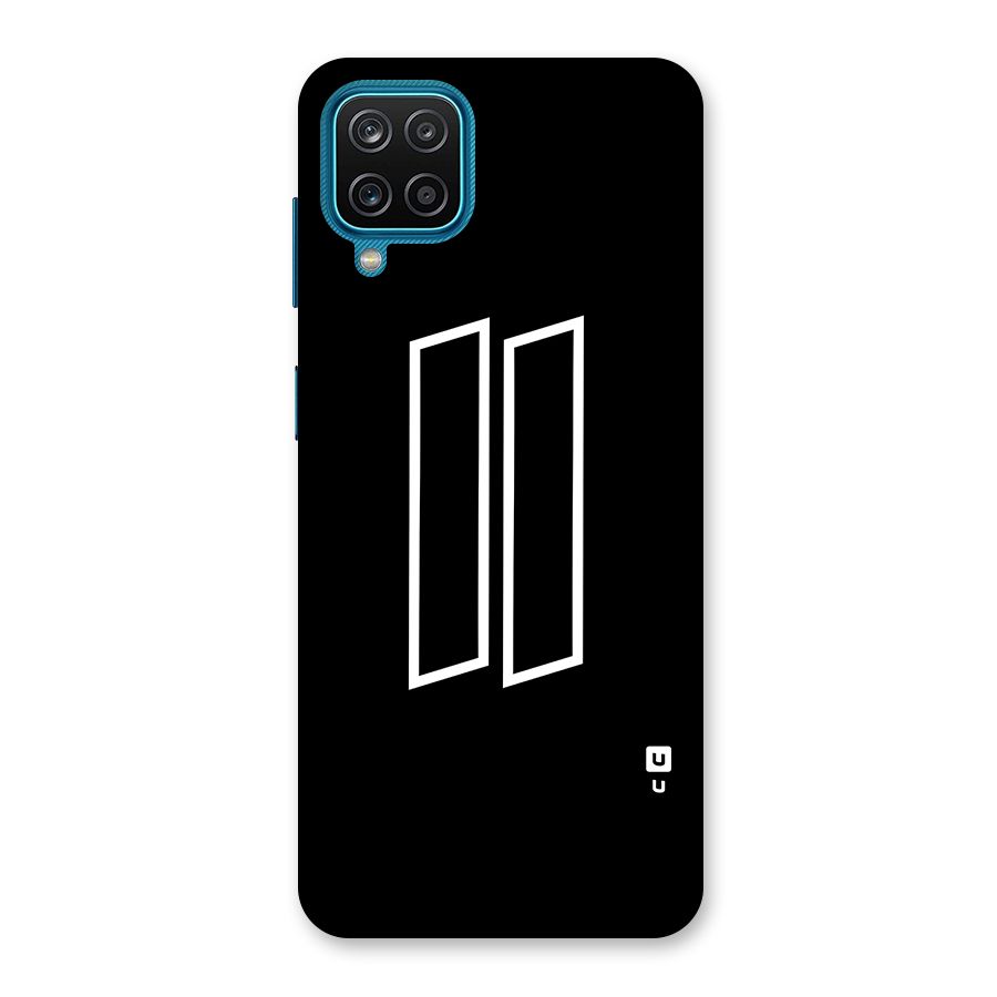 Minimal Slant Rectangles Back Case for Galaxy M12