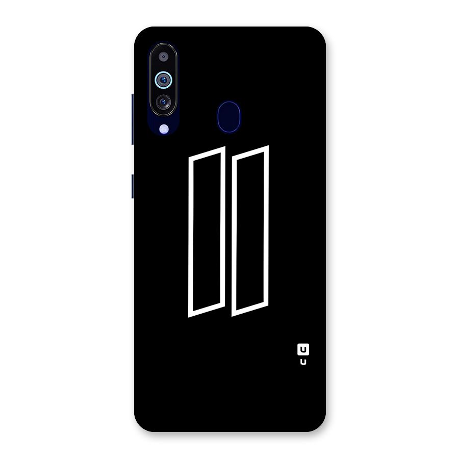 Minimal Slant Rectangles Back Case for Galaxy M40