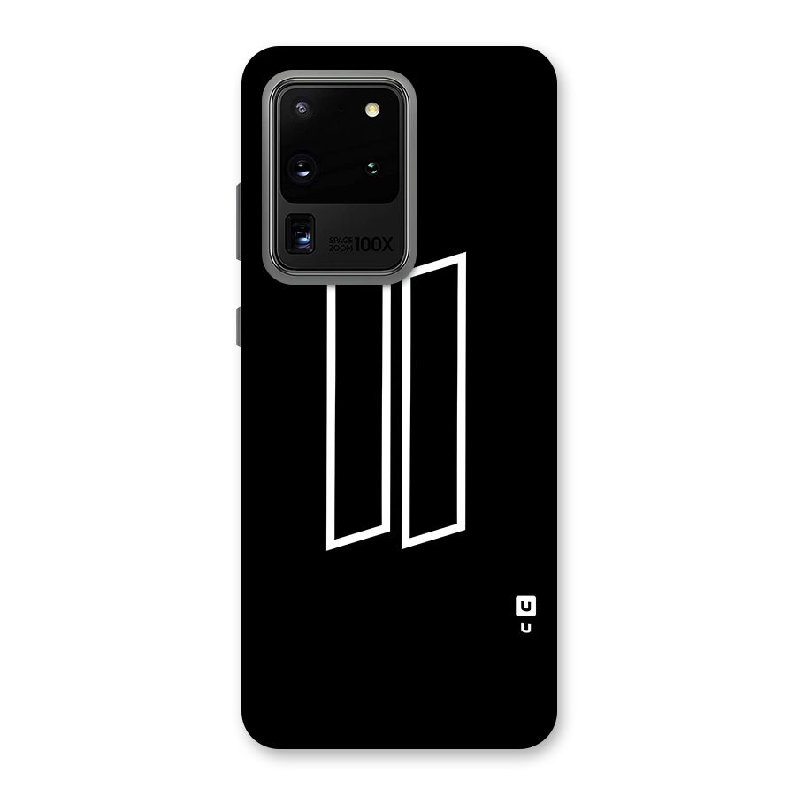 Minimal Slant Rectangles Back Case for Galaxy S20 Ultra