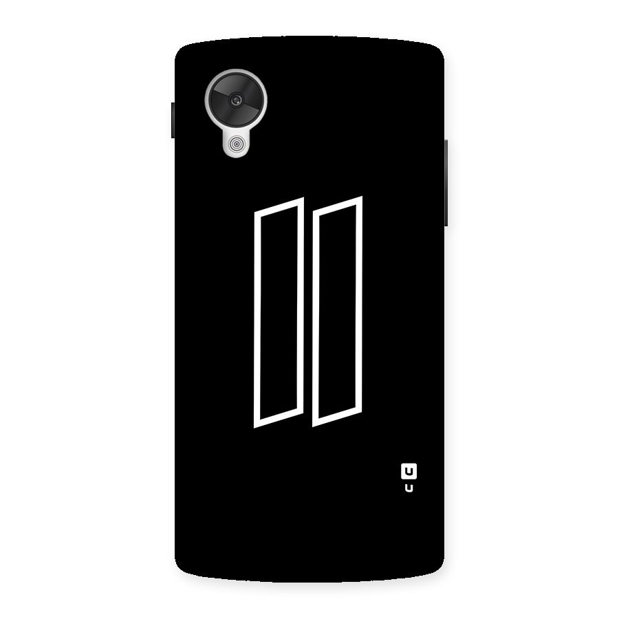 Minimal Slant Rectangles Back Case for Google Nexus 5