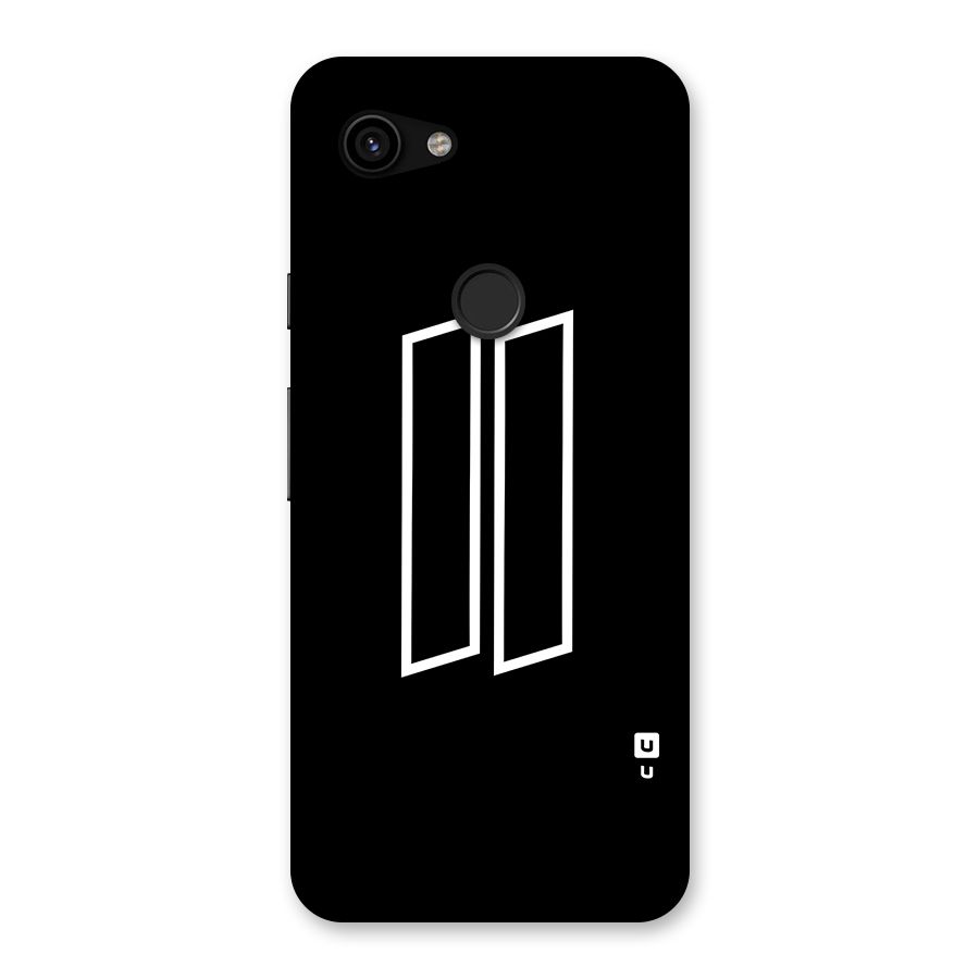 Minimal Slant Rectangles Back Case for Google Pixel 3a