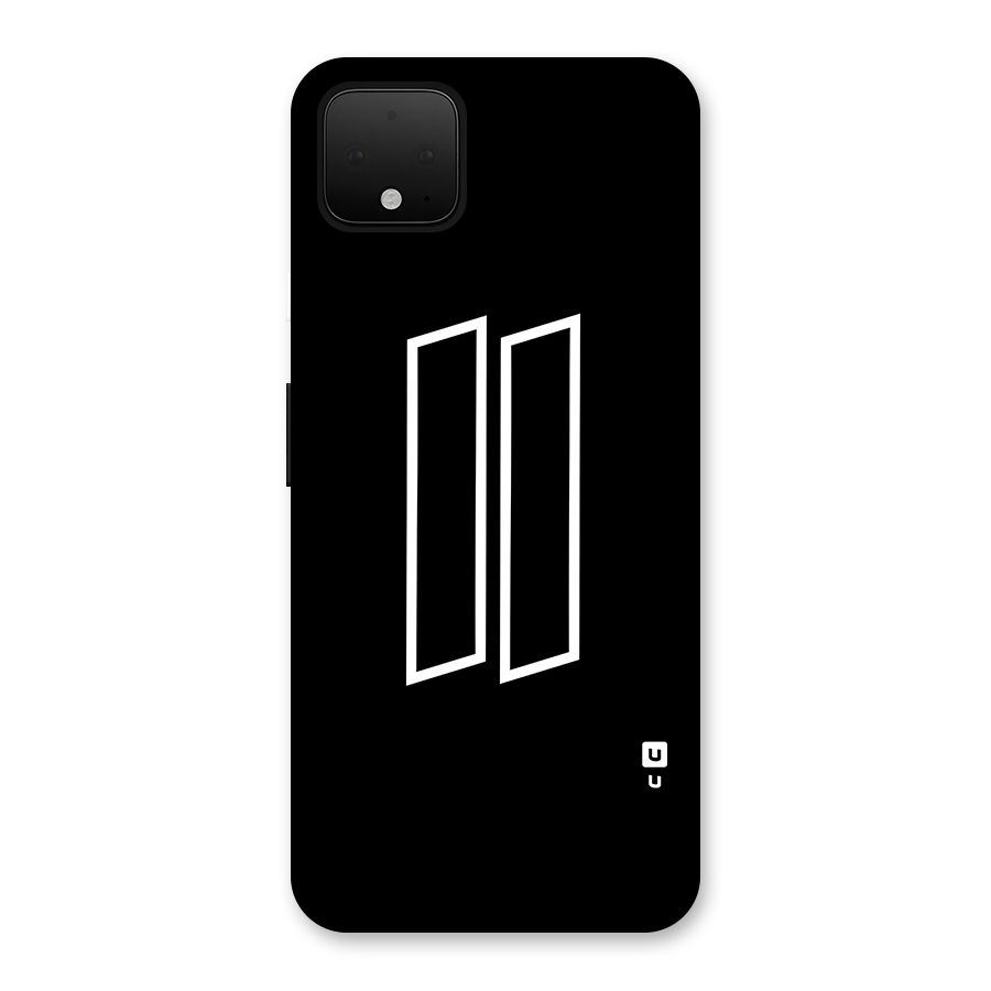 Minimal Slant Rectangles Back Case for Google Pixel 4 XL