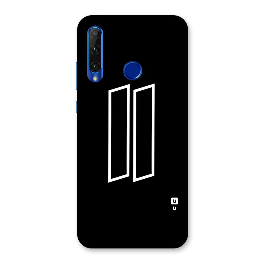 Minimal Slant Rectangles Back Case for Honor 20i