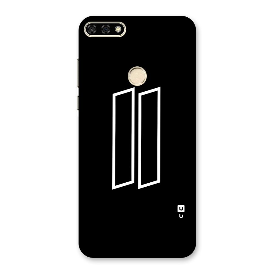 Minimal Slant Rectangles Back Case for Honor 7A