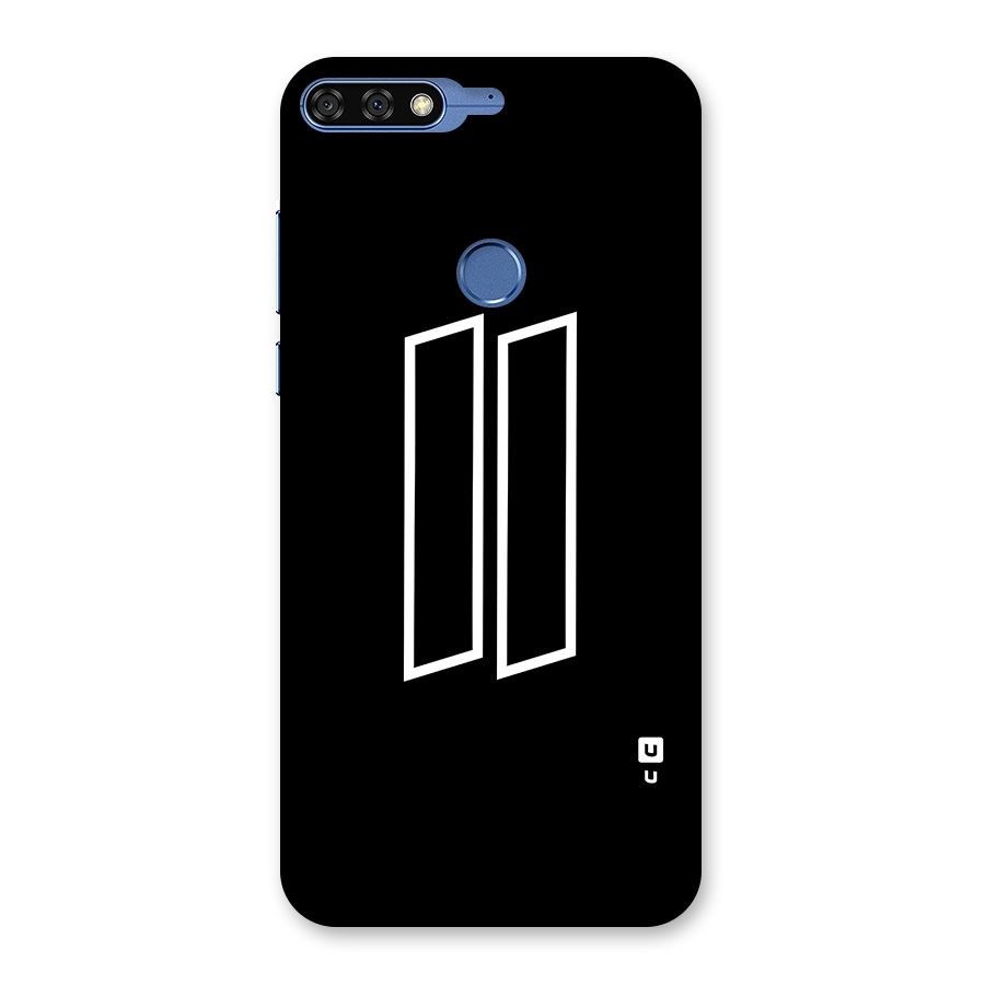 Minimal Slant Rectangles Back Case for Honor 7C