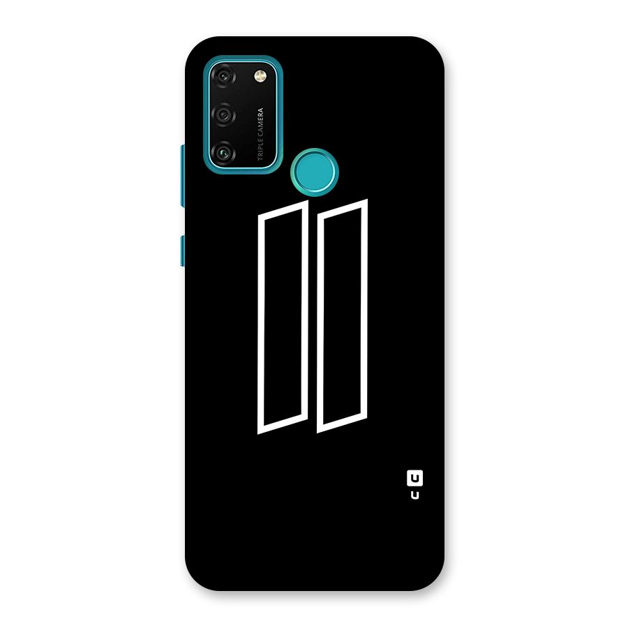 Minimal Slant Rectangles Back Case for Honor 9A