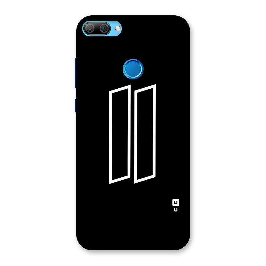 Minimal Slant Rectangles Back Case for Honor 9N