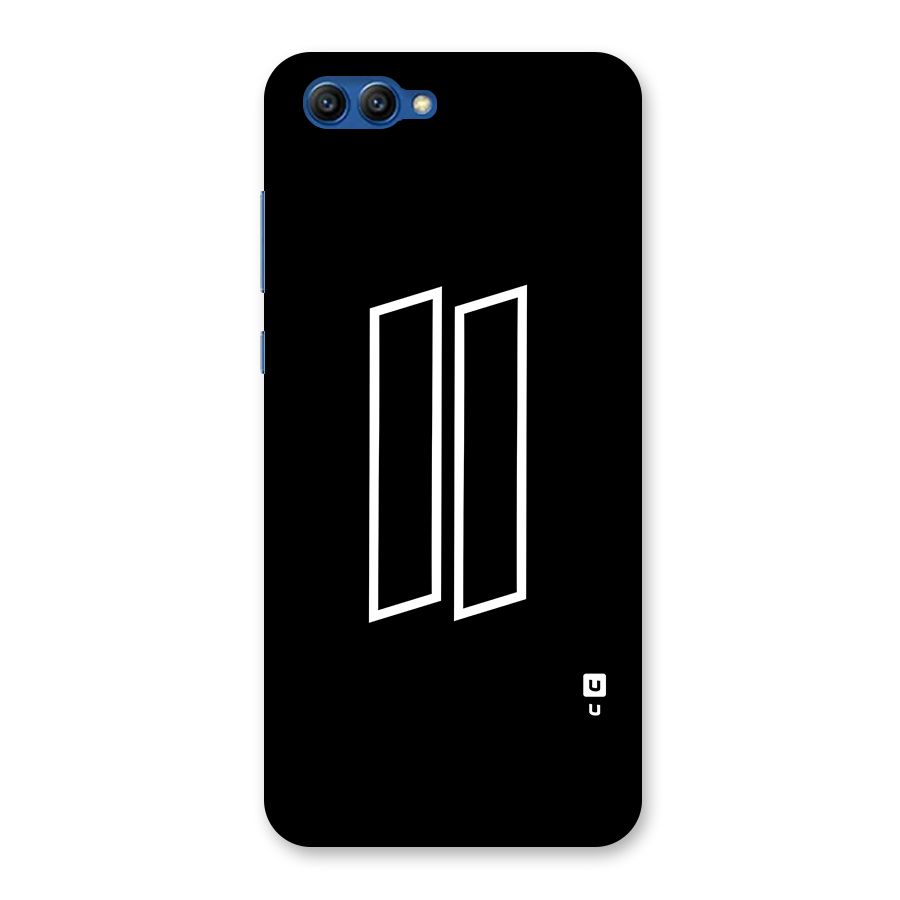 Minimal Slant Rectangles Back Case for Honor View 10