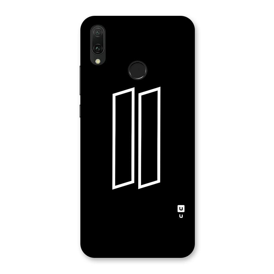 Minimal Slant Rectangles Back Case for Huawei Y9 (2019)