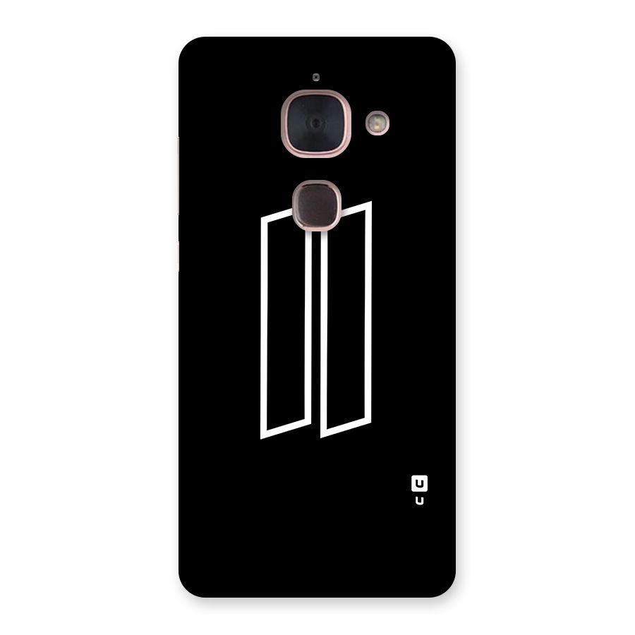 Minimal Slant Rectangles Back Case for Le Max 2