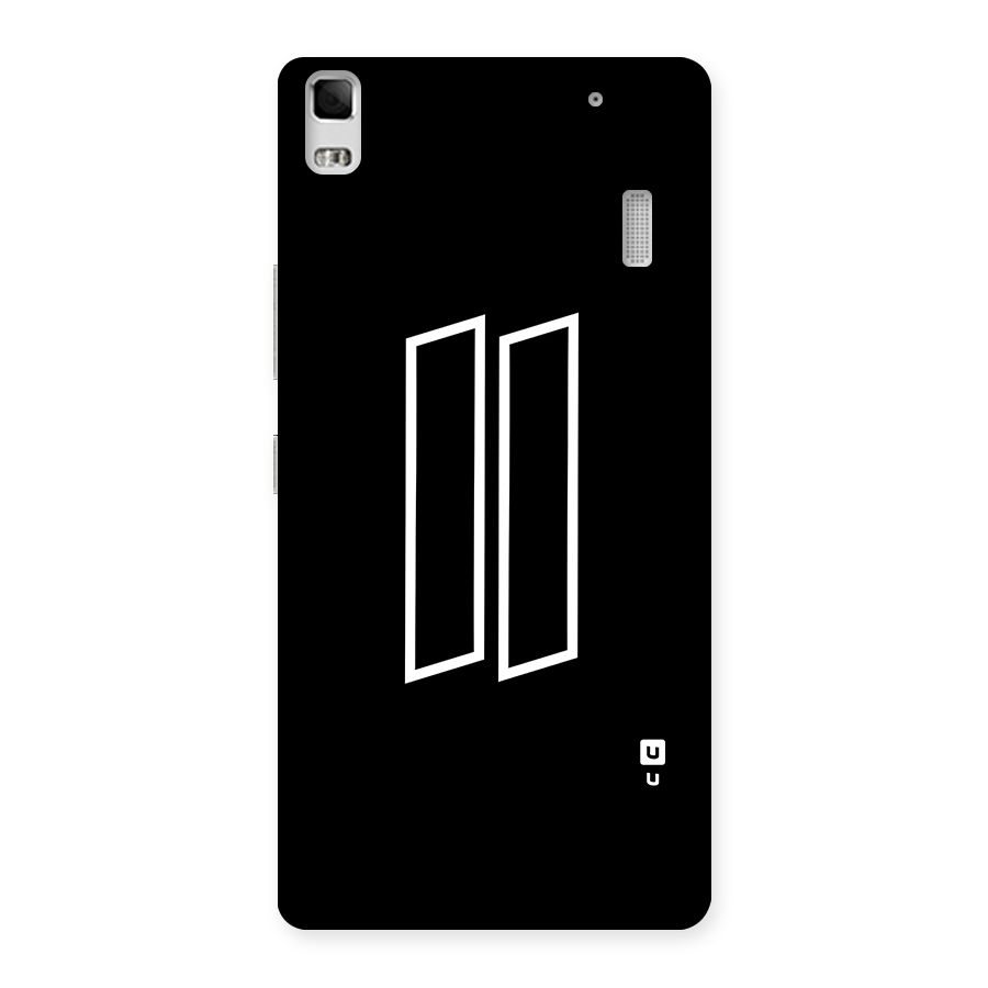 Minimal Slant Rectangles Back Case for Lenovo A7000