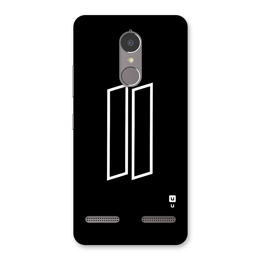 Minimal Slant Rectangles Back Case for Lenovo K6 Power