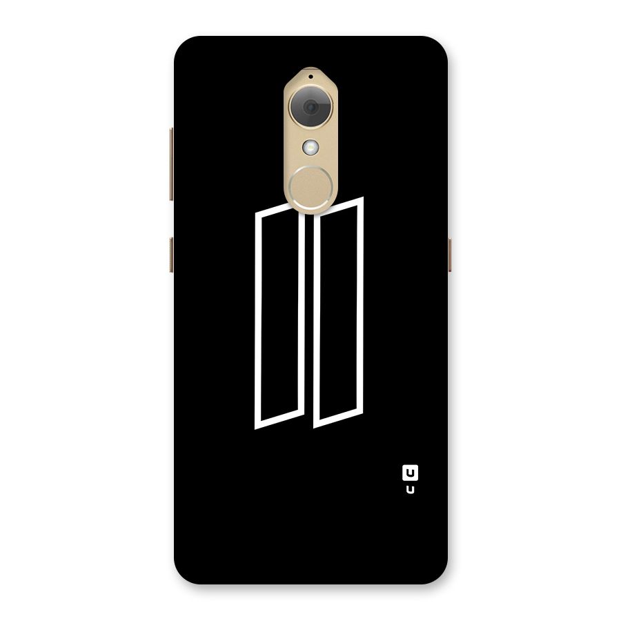 Minimal Slant Rectangles Back Case for Lenovo K8