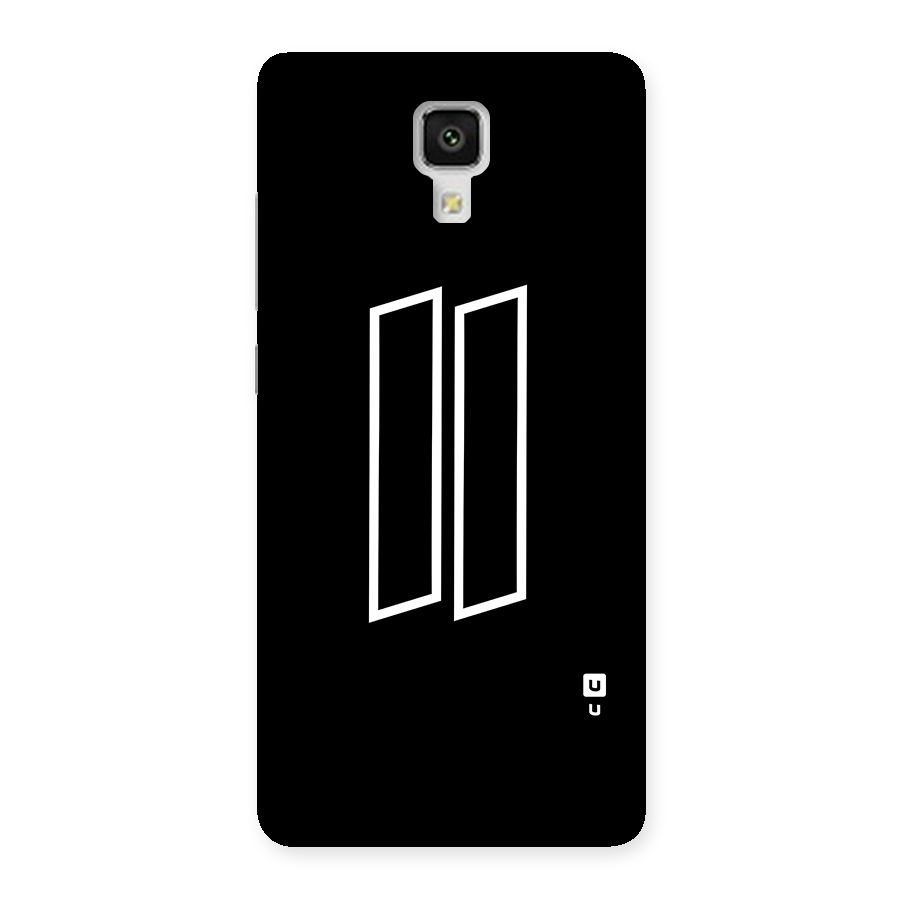 Minimal Slant Rectangles Back Case for Mi4
