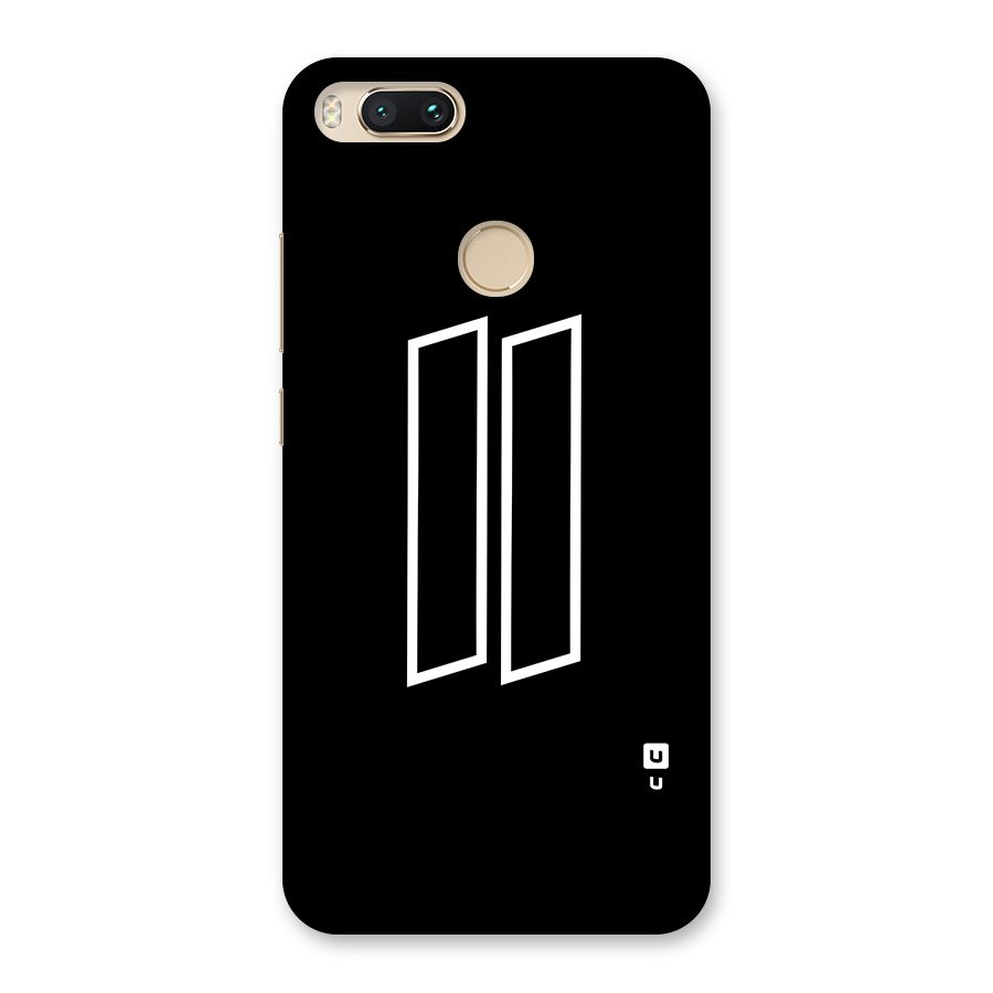 Minimal Slant Rectangles Back Case for Mi A1