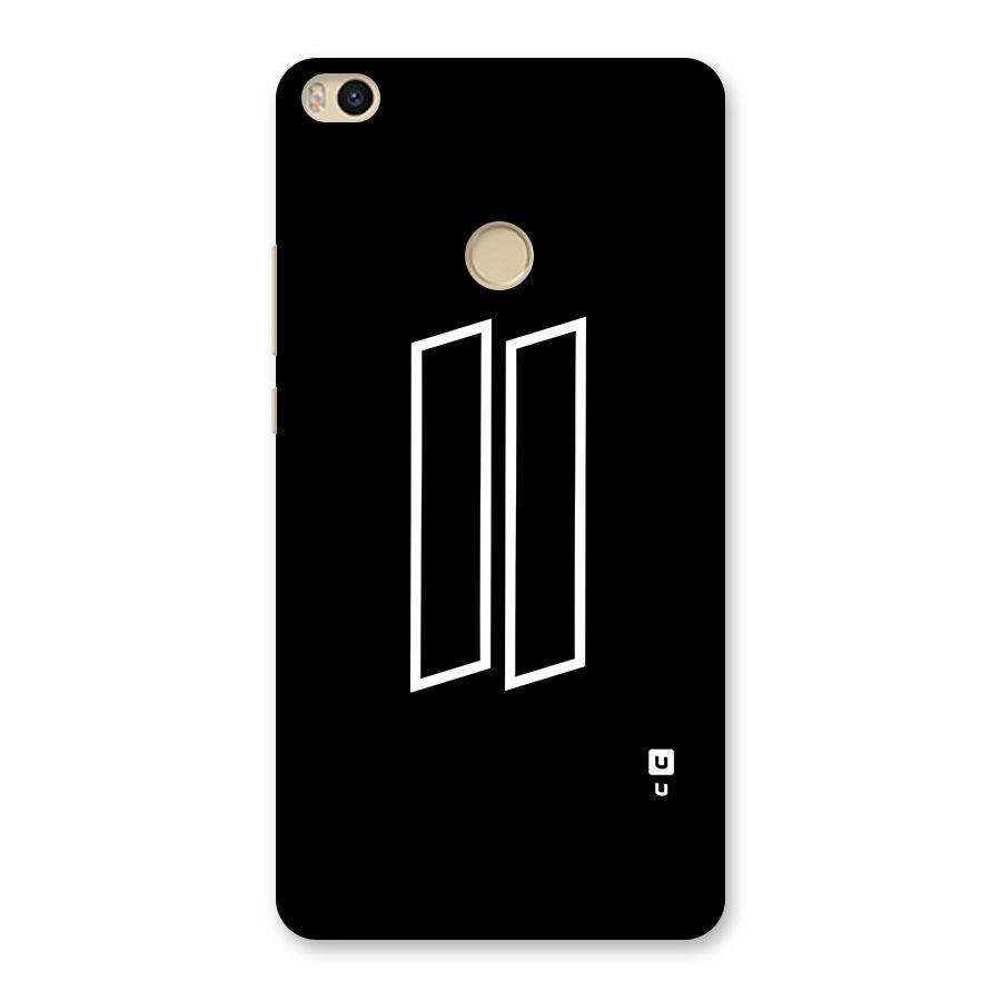 Minimal Slant Rectangles Back Case for Mi Max 2