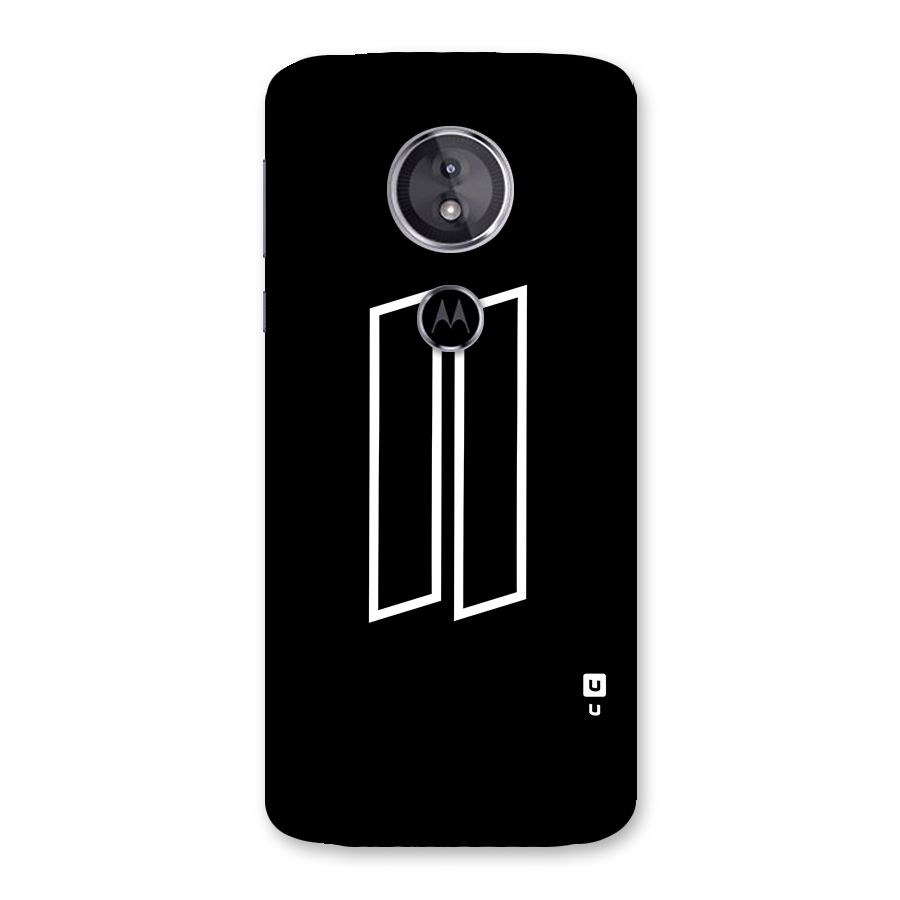 Minimal Slant Rectangles Back Case for Moto E5