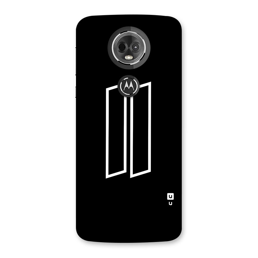 Minimal Slant Rectangles Back Case for Moto E5 Plus