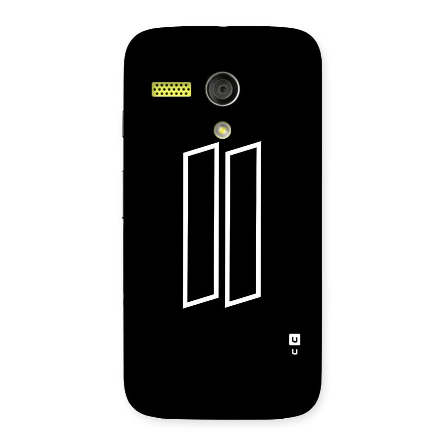 Minimal Slant Rectangles Back Case for Moto G