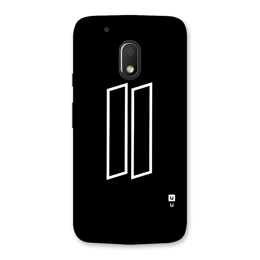 Minimal Slant Rectangles Back Case for Moto G4 Play