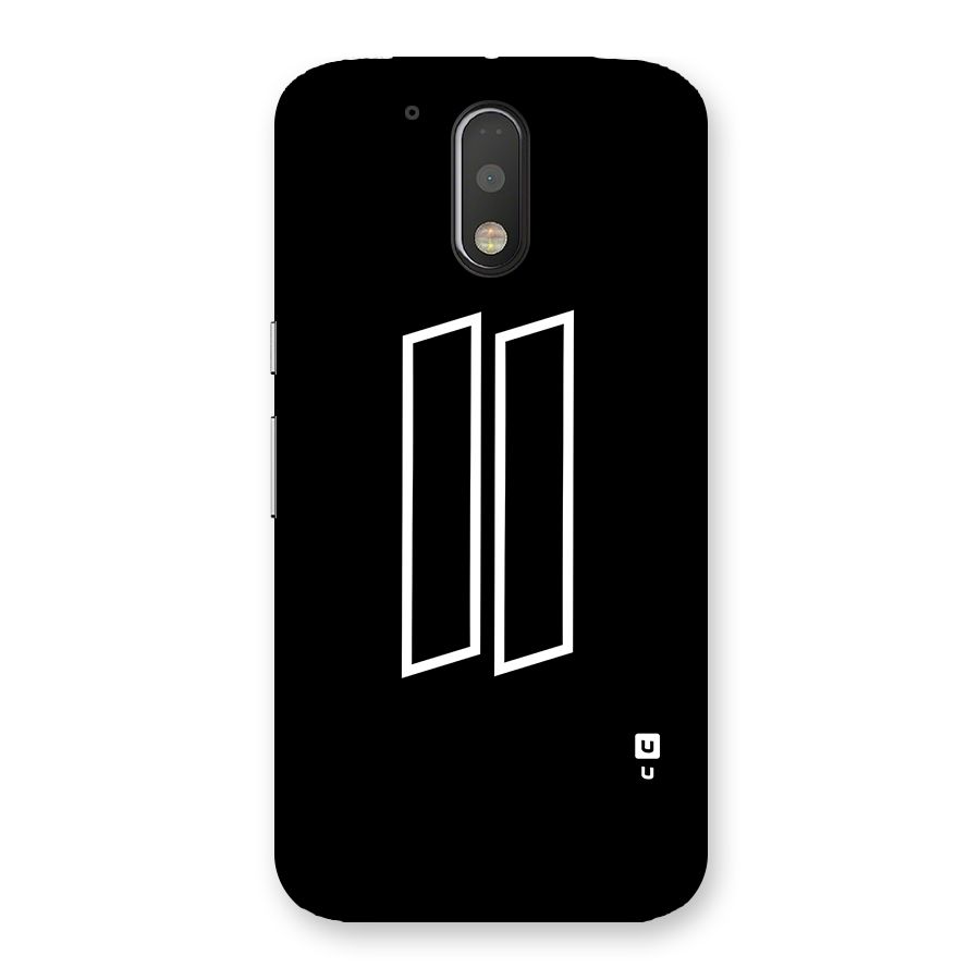 Minimal Slant Rectangles Back Case for Moto G4 Plus