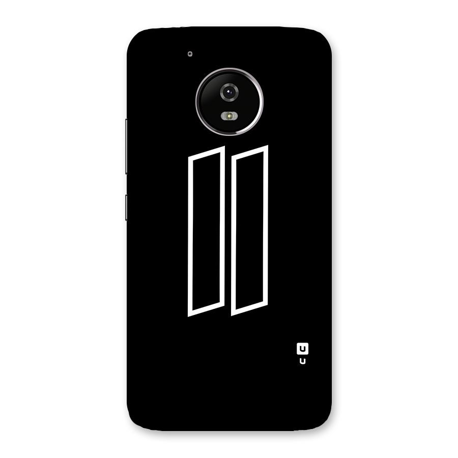 Minimal Slant Rectangles Back Case for Moto G5