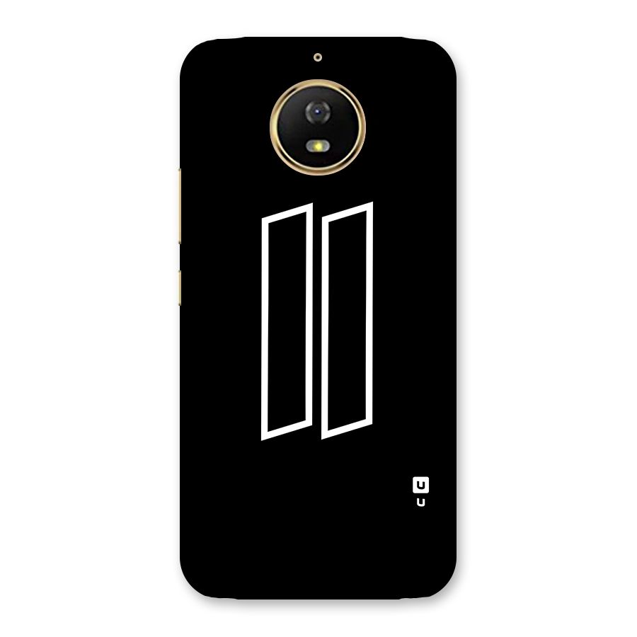 Minimal Slant Rectangles Back Case for Moto G5s