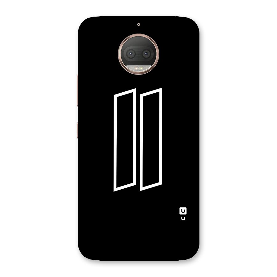 Minimal Slant Rectangles Back Case for Moto G5s Plus